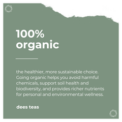 Ingredients of De-Stress Tea by Dee's Teas - Why We Use Organic